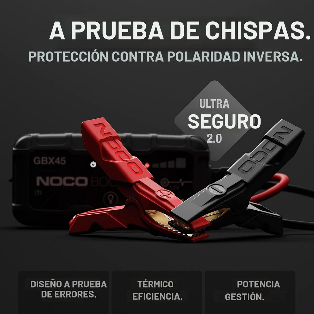 NOCO Boost X GBX45: Arrancador Ultraseguro de 1250 A \u2013 Paquete...