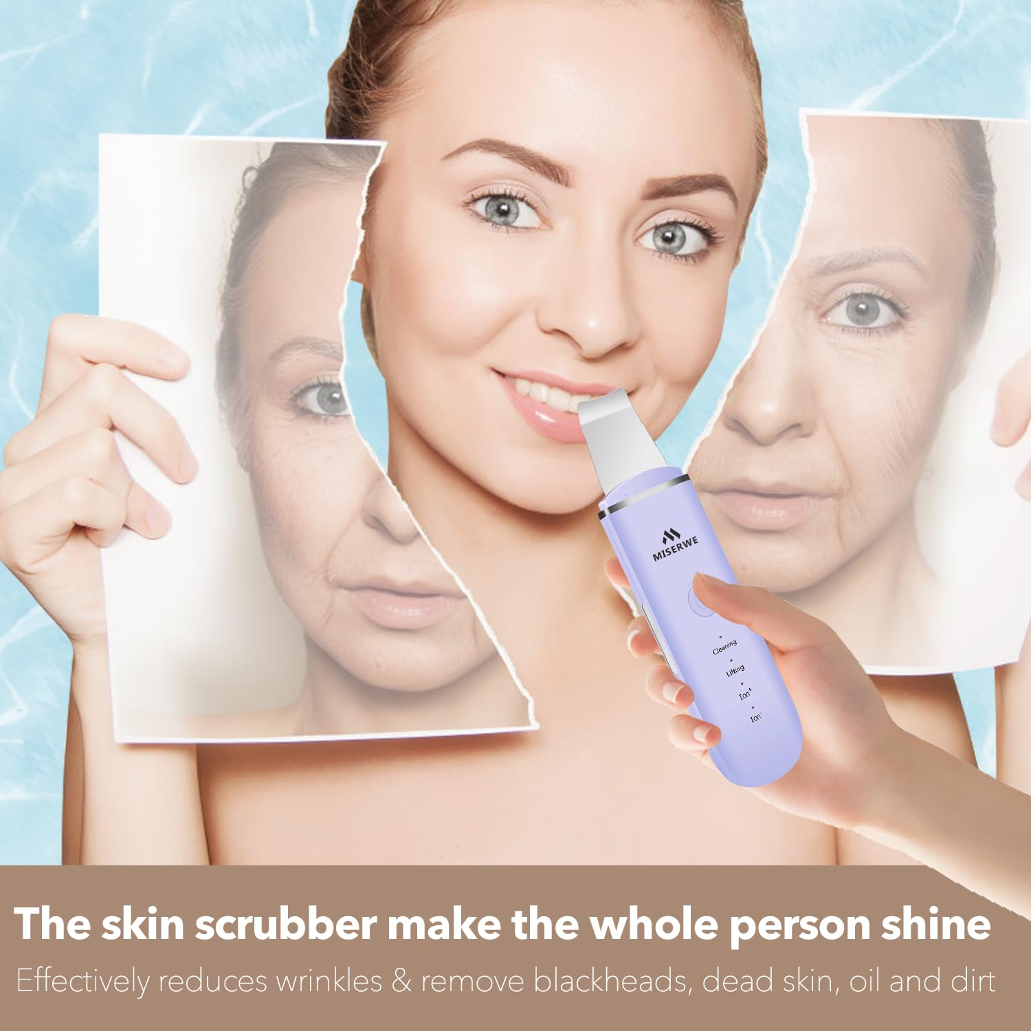 Raspador de Piel Espátula Facial Raspador Facial Espátula para Limp...