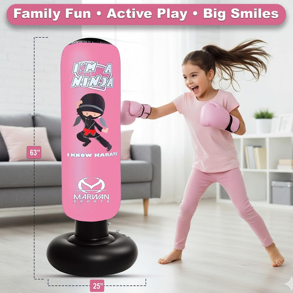 Marwan Sports Ninja - Saco de boxeo para niños, juguete sensorial i...