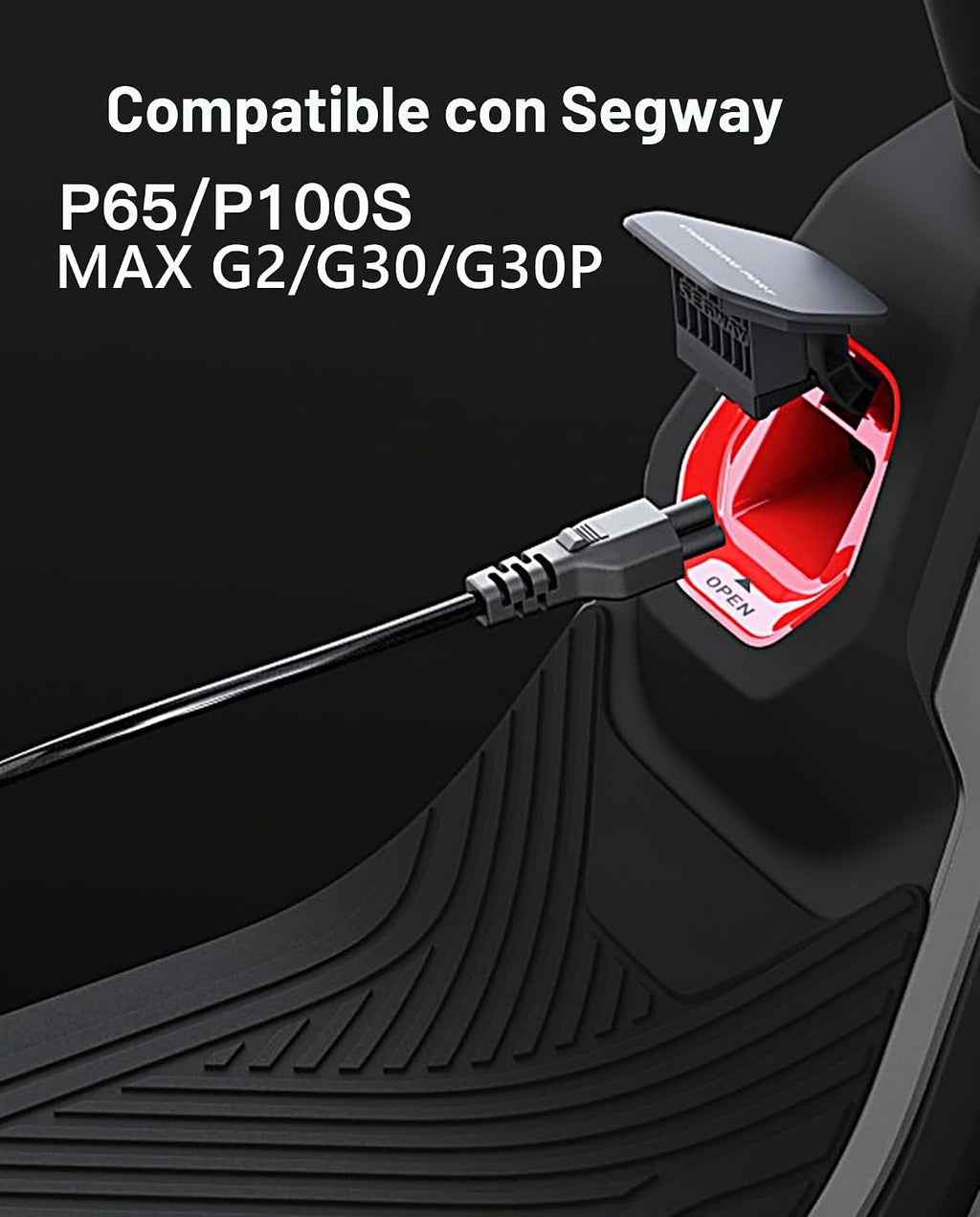 Cable de carga rápida stio Compatible con Ninebot de Segway MAX G3\...
