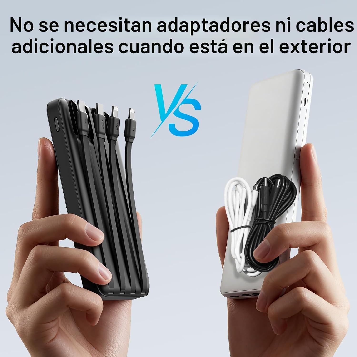 VTIAEK Paquete de 2 cargadores portátiles de 10000 mAh 2026 con 4 c...