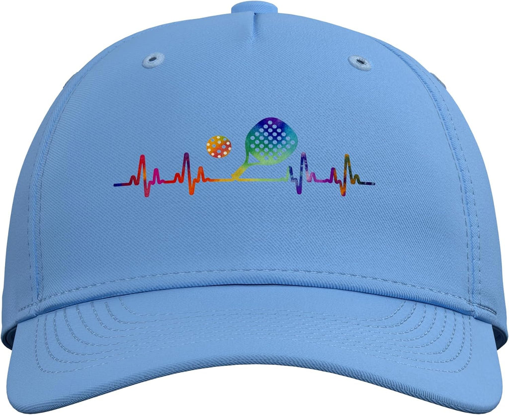 Padel Heartbeat Cool Racket Sport Player Coach Gorra de béisbol aju...