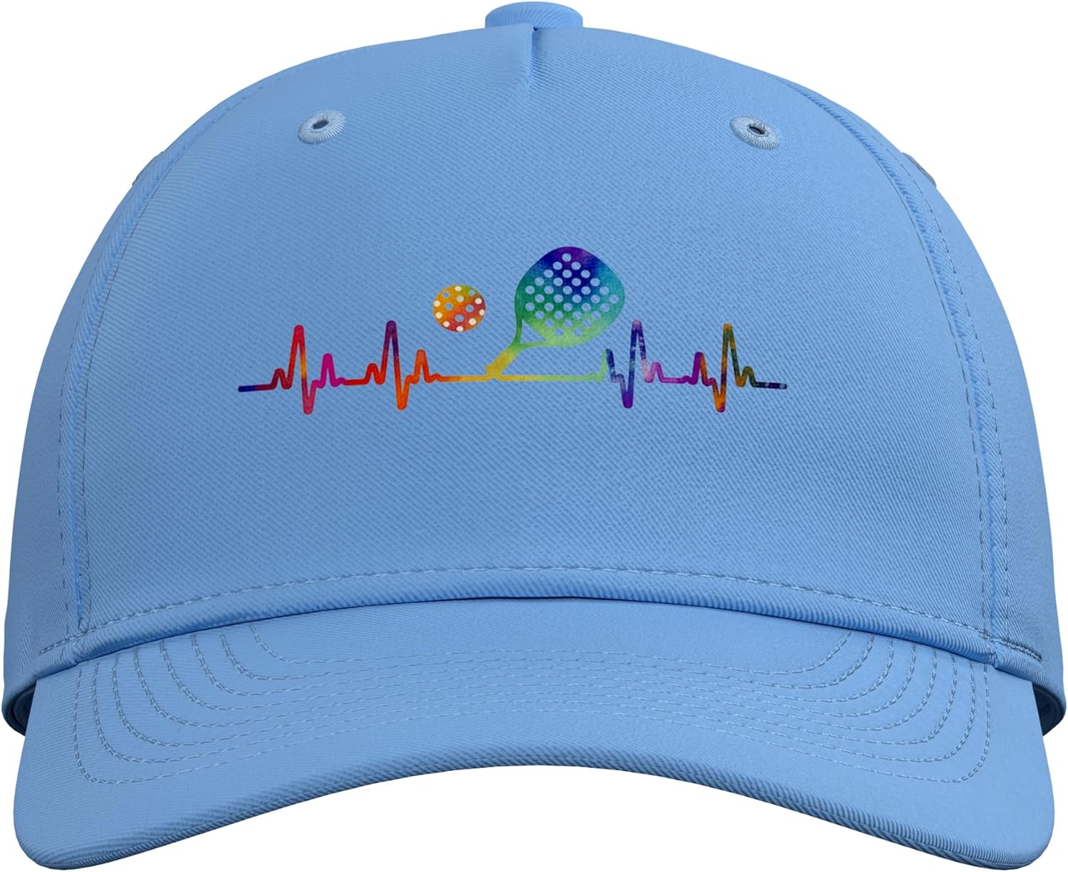 Padel Heartbeat Cool Racket Sport Player Coach Gorra de béisbol aju...