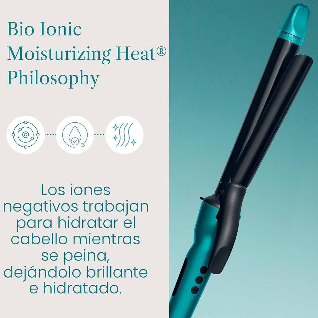 Bio Ionic Rizador de Cilindro Largo, Rizador de Pelo con Tecnología...