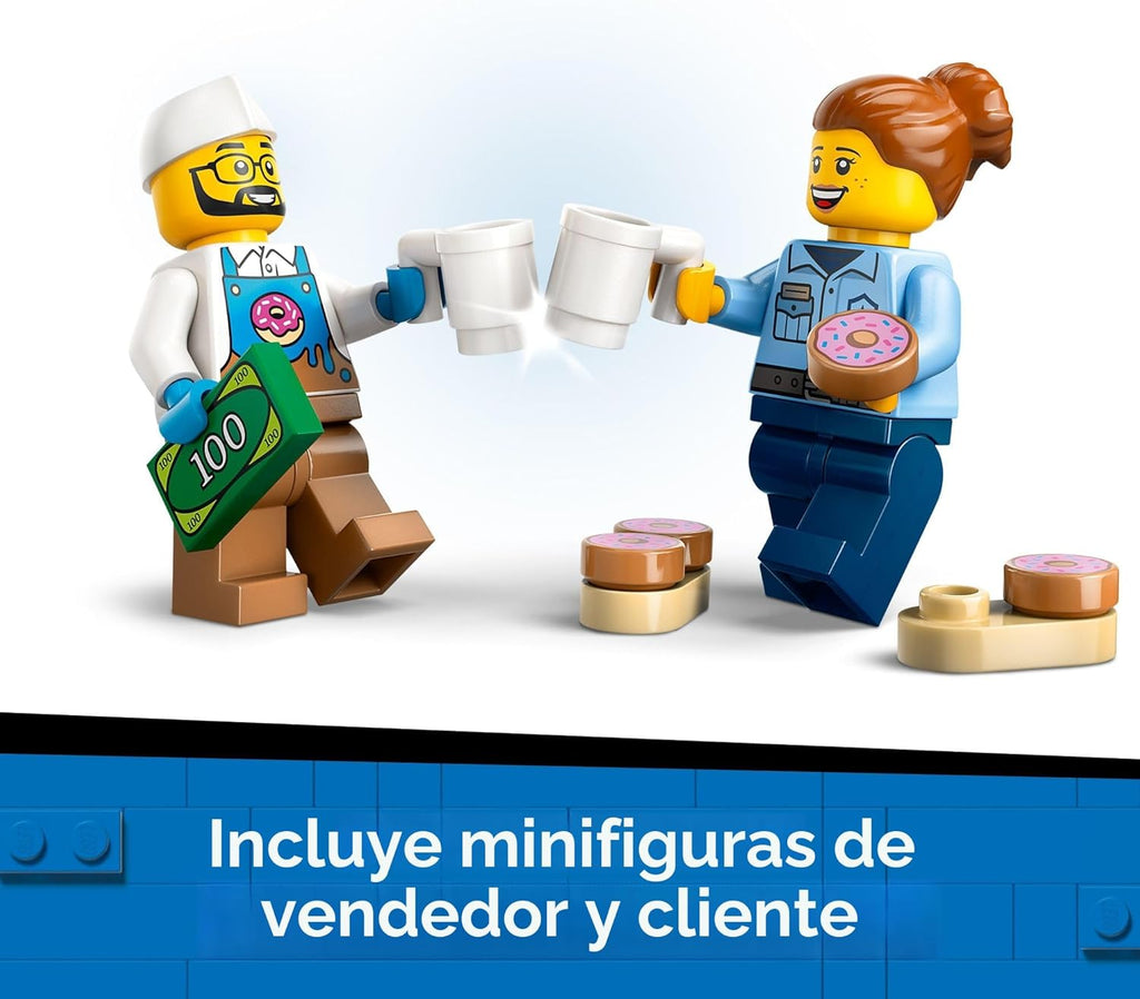 LEGO Juguete de camión City Donut - Juguete de construcción para ni...