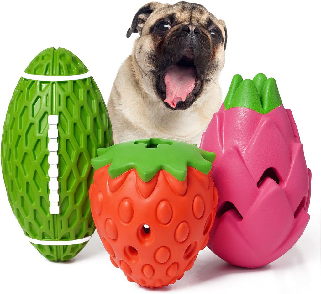 MewaJump Juguete masticable para perros, paquete de 3 juguetes para...