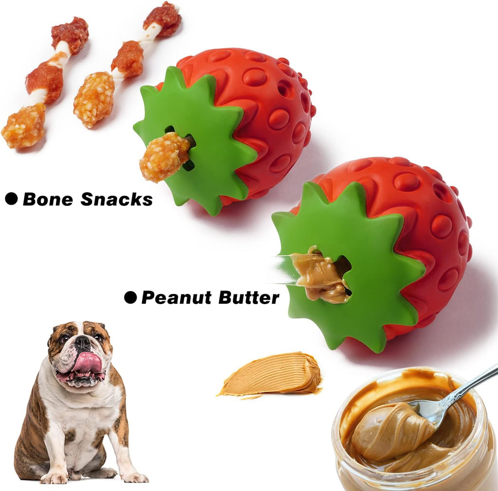MewaJump Juguetes de Rompecabezas para Perros Juguetes de Goma para...