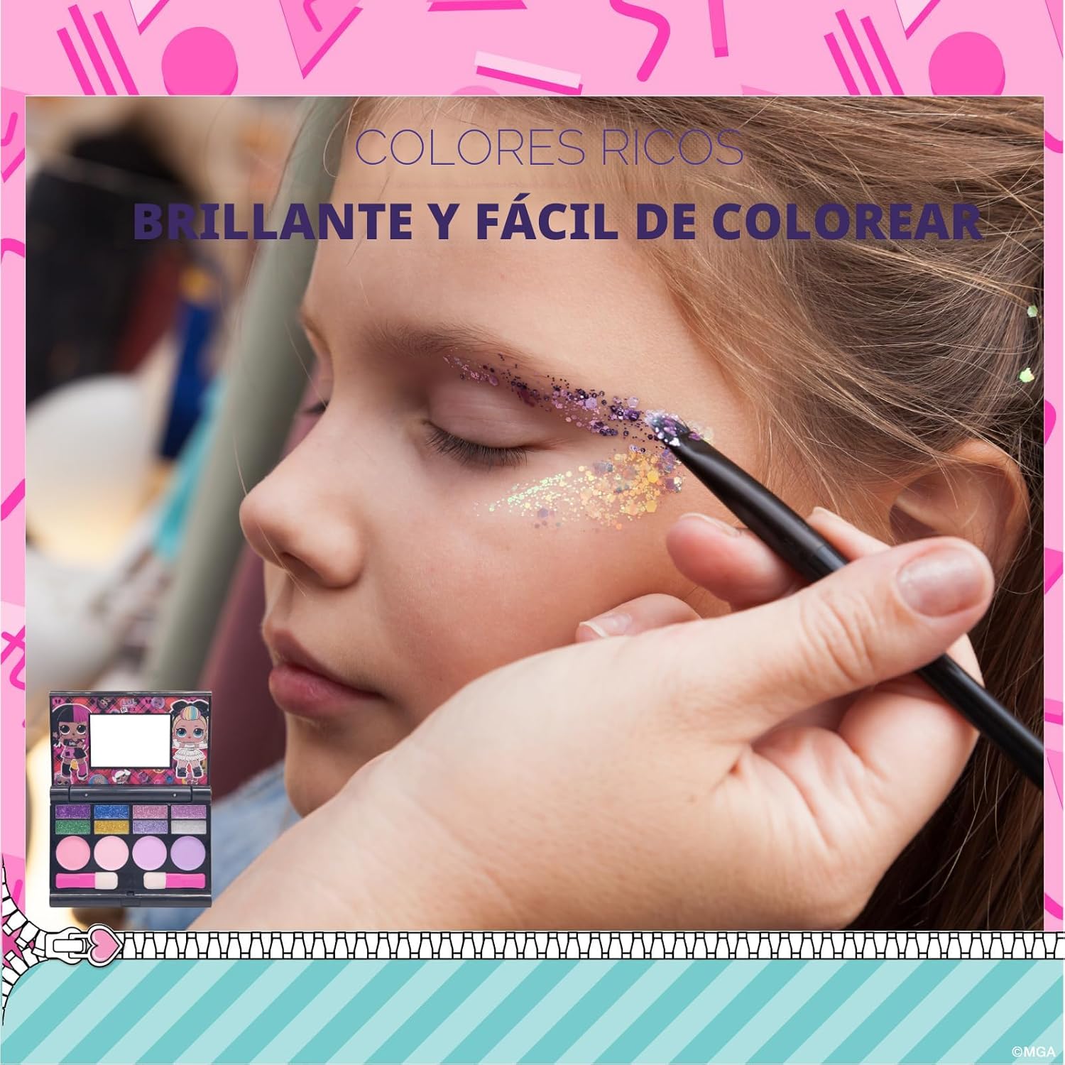 ¡Sorpresa L.O.L! Set compacto de cosméticos para niños Todo en Uno...
