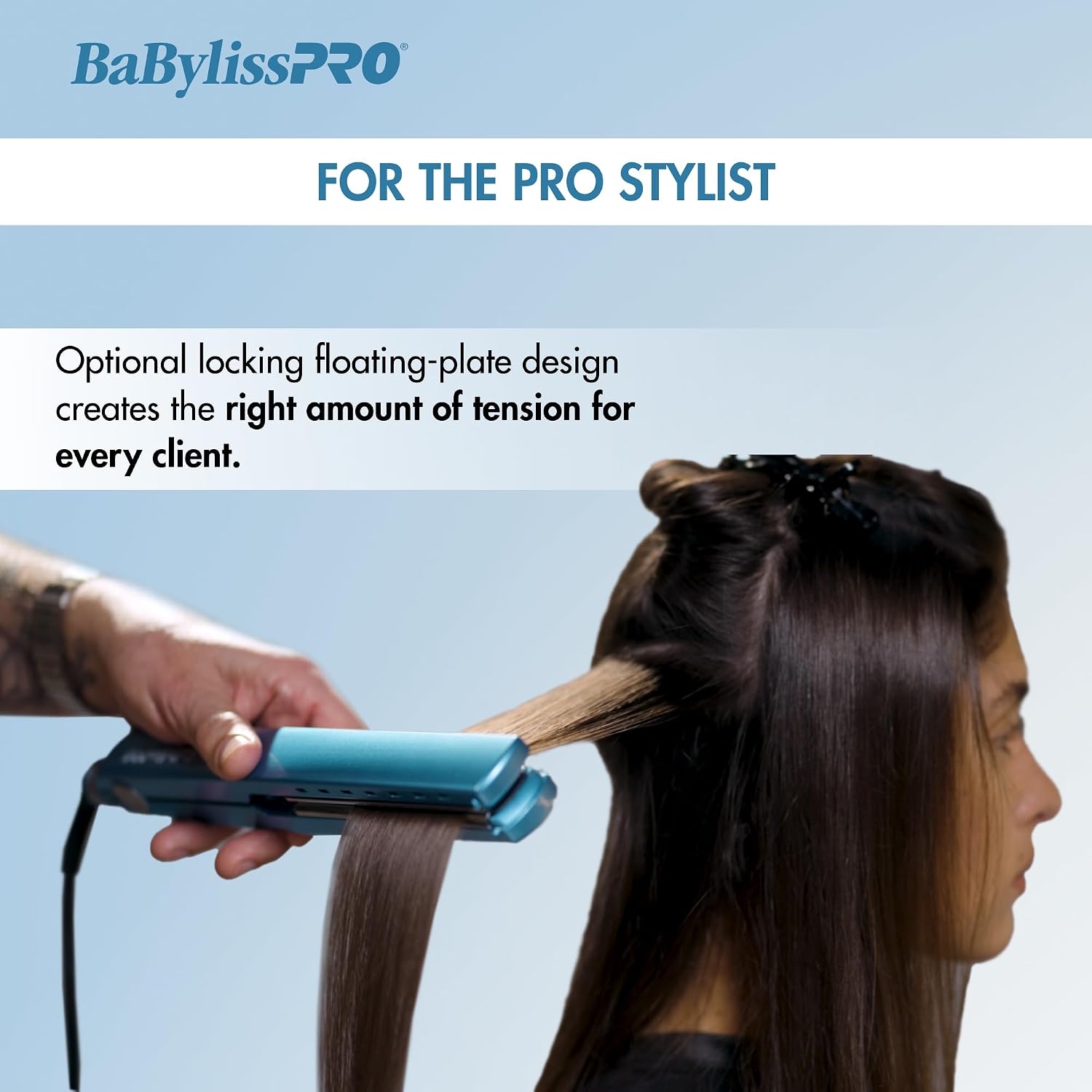 BabylissPRO Nano Titanium Ionic Plancha de pelo, plancha profesiona...