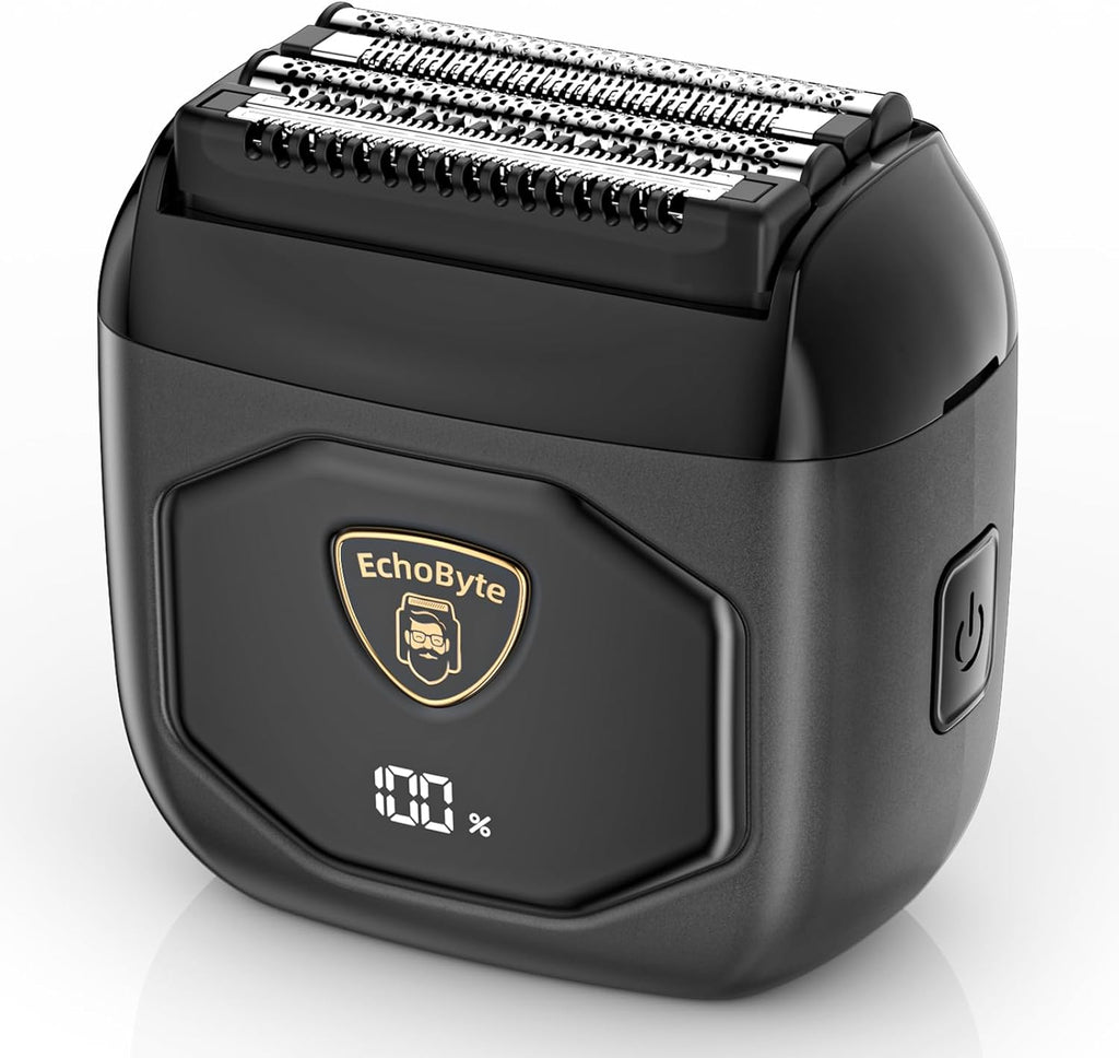 EchoByte Afeitadora eléctrica de metal completo para hombres: 4 cuc...