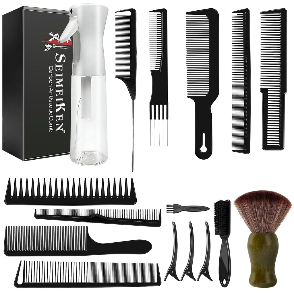 SEIMEIKEN Juego de 16 accesorios profesionales de peluquería y pein...