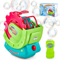 Máquina de burbujas para niños pequeños y mascotas, con solución se...