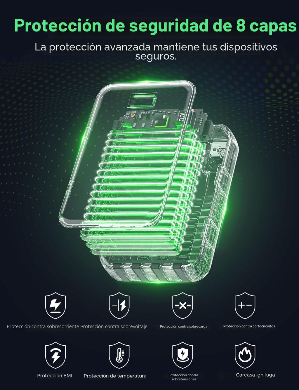 YBYP Cargador portátil de 50000 mAh, cargador portátil de carga ráp...