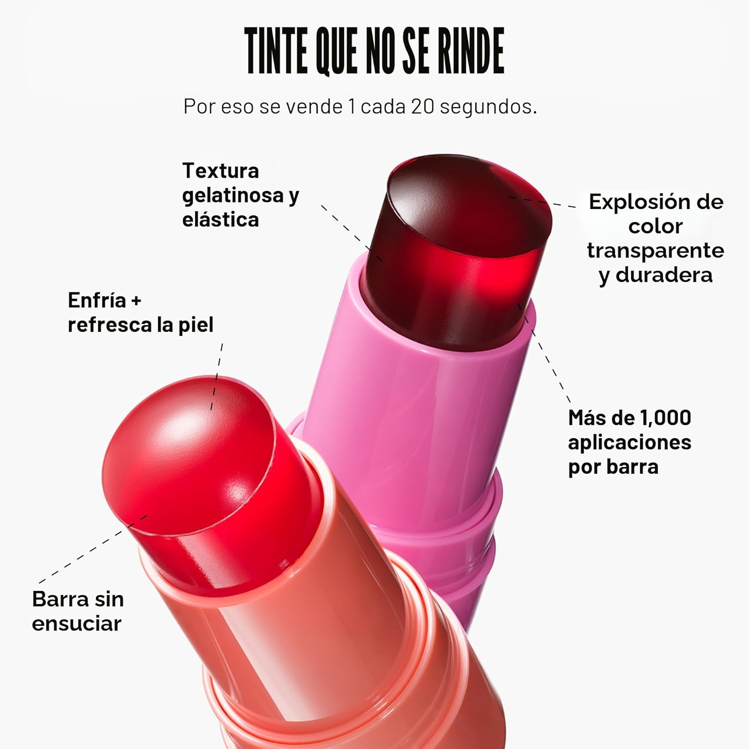 Milk Makeup Tinte de gelatina de agua refrescante, labios transpare...
