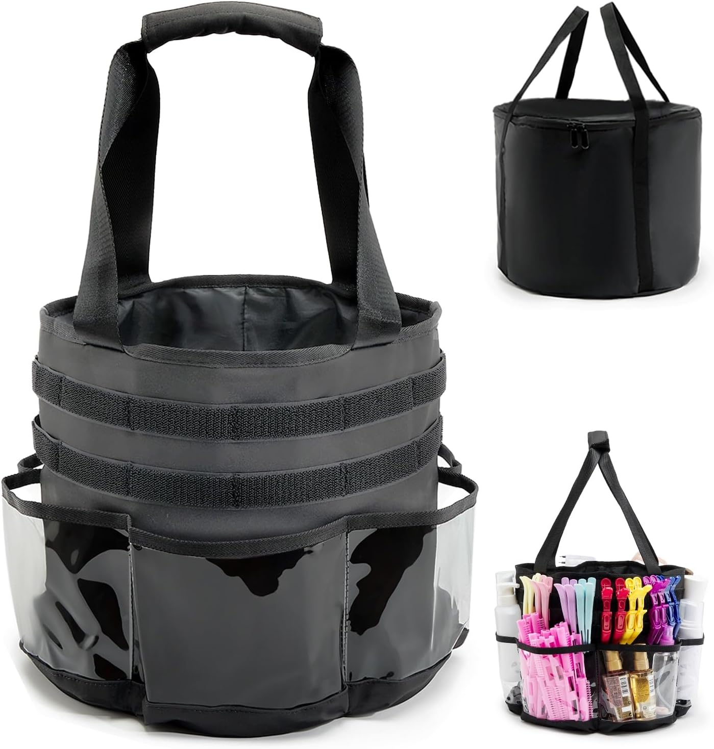 PUMHUBO Bolsa de viaje para estilista, con cubierta antipolvo, gran...