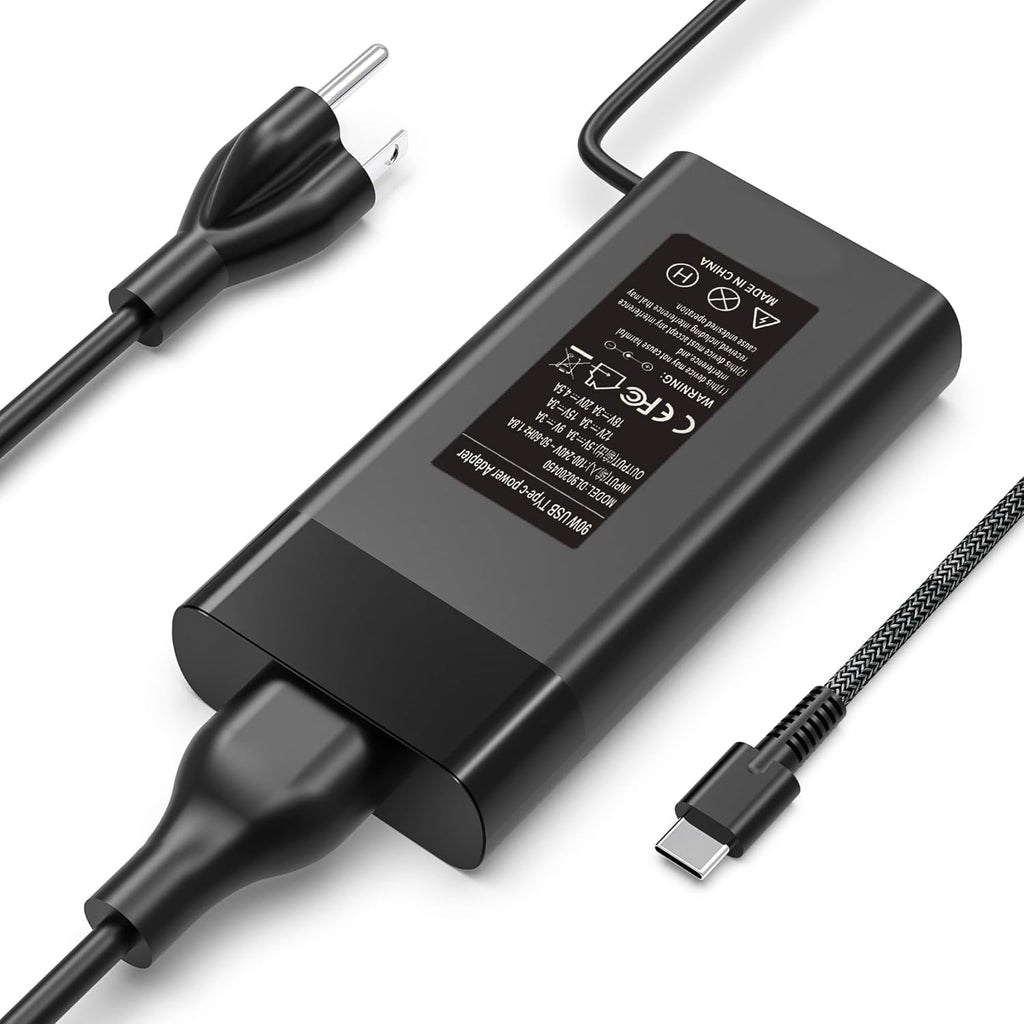 Cargador de laptop USB C de 90 W para HP Spectre x360 904144-850 90...