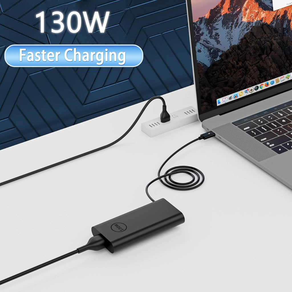 GEYUTOTE Reemplazo para cargador portátil Dell 130W 100W 65W USB ti...
