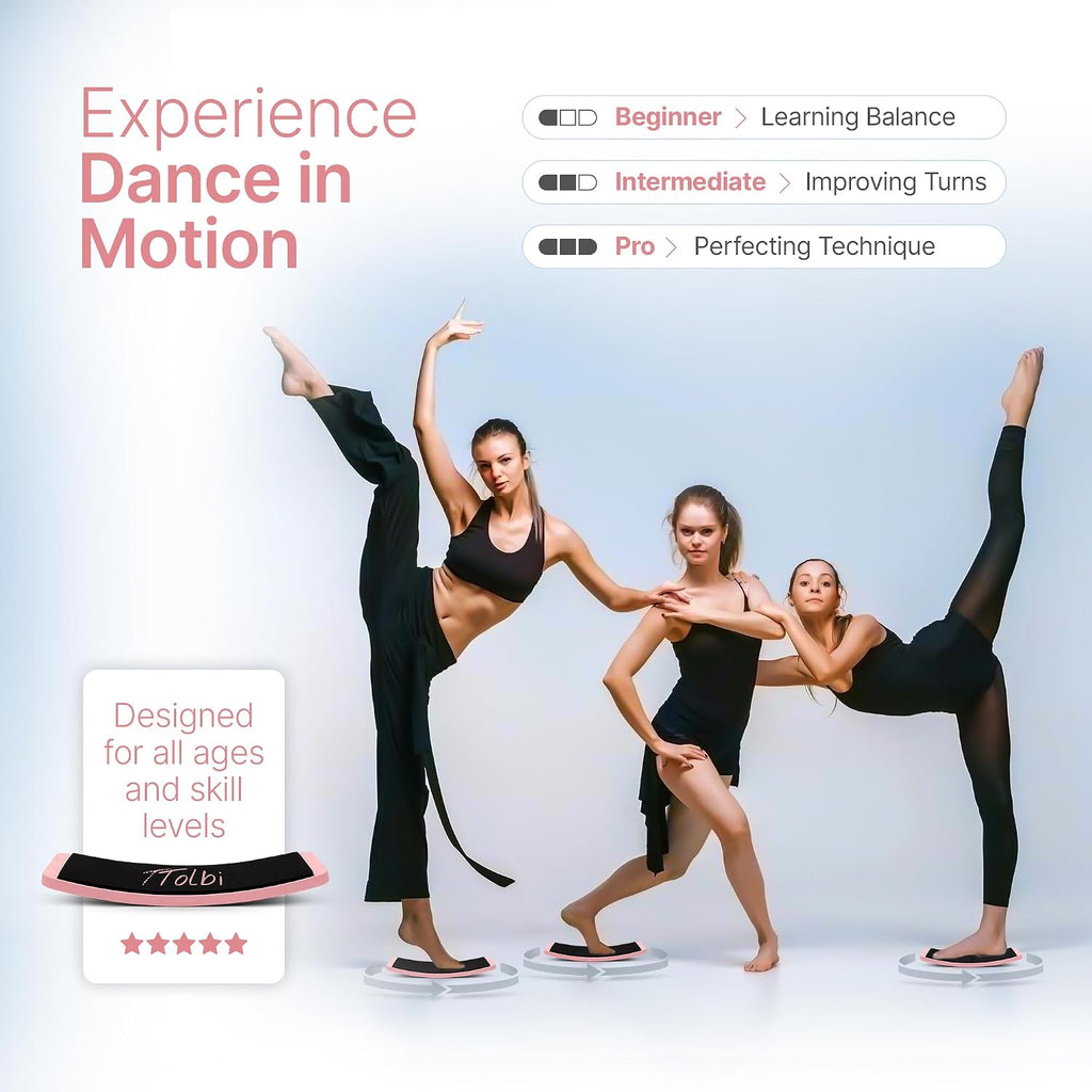 Tabla de giro premium para bailarines y patinadores \u2013 Mejora l...