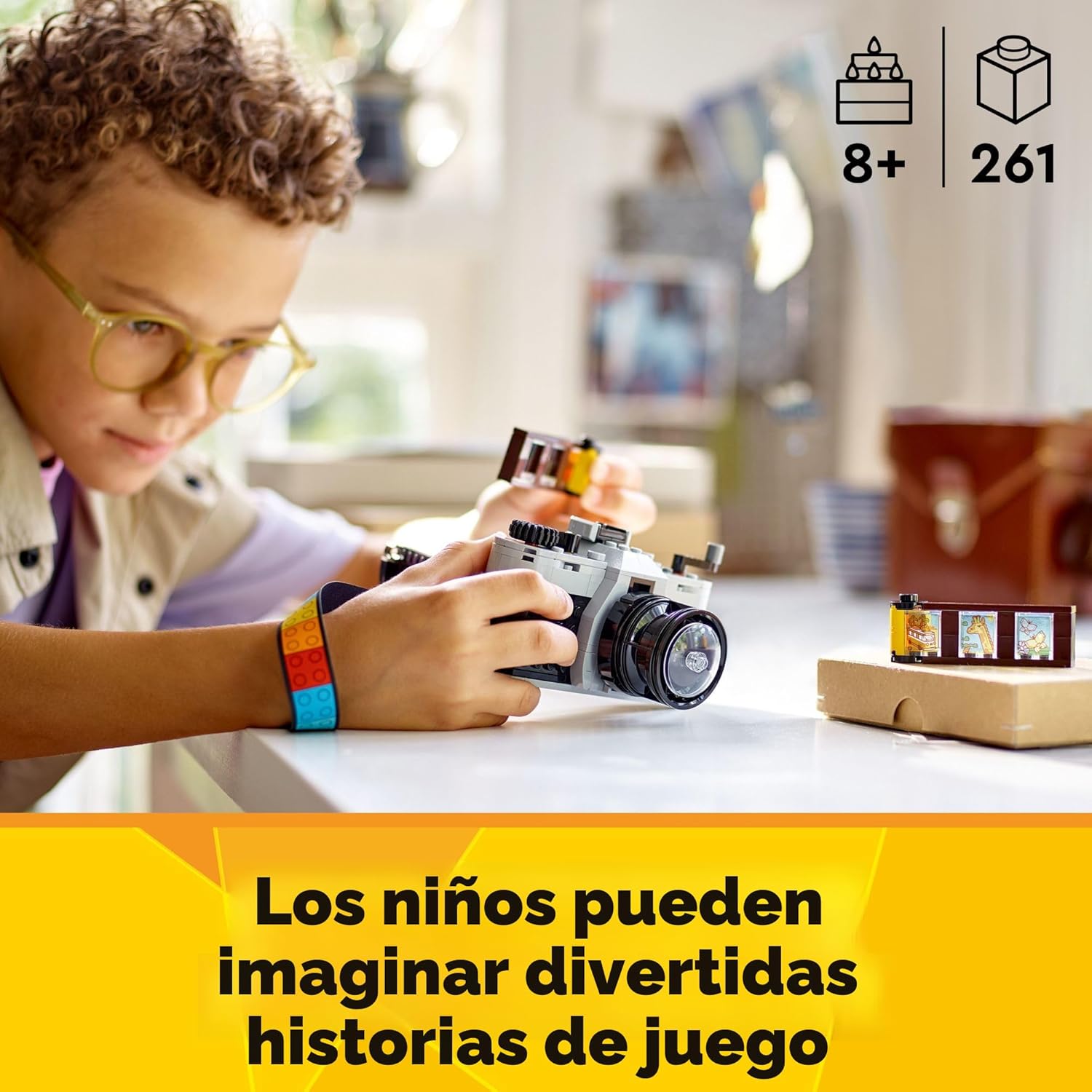 LEGO Creator 31147 - Juguete de cámara retro 3 en 1, se transforma...