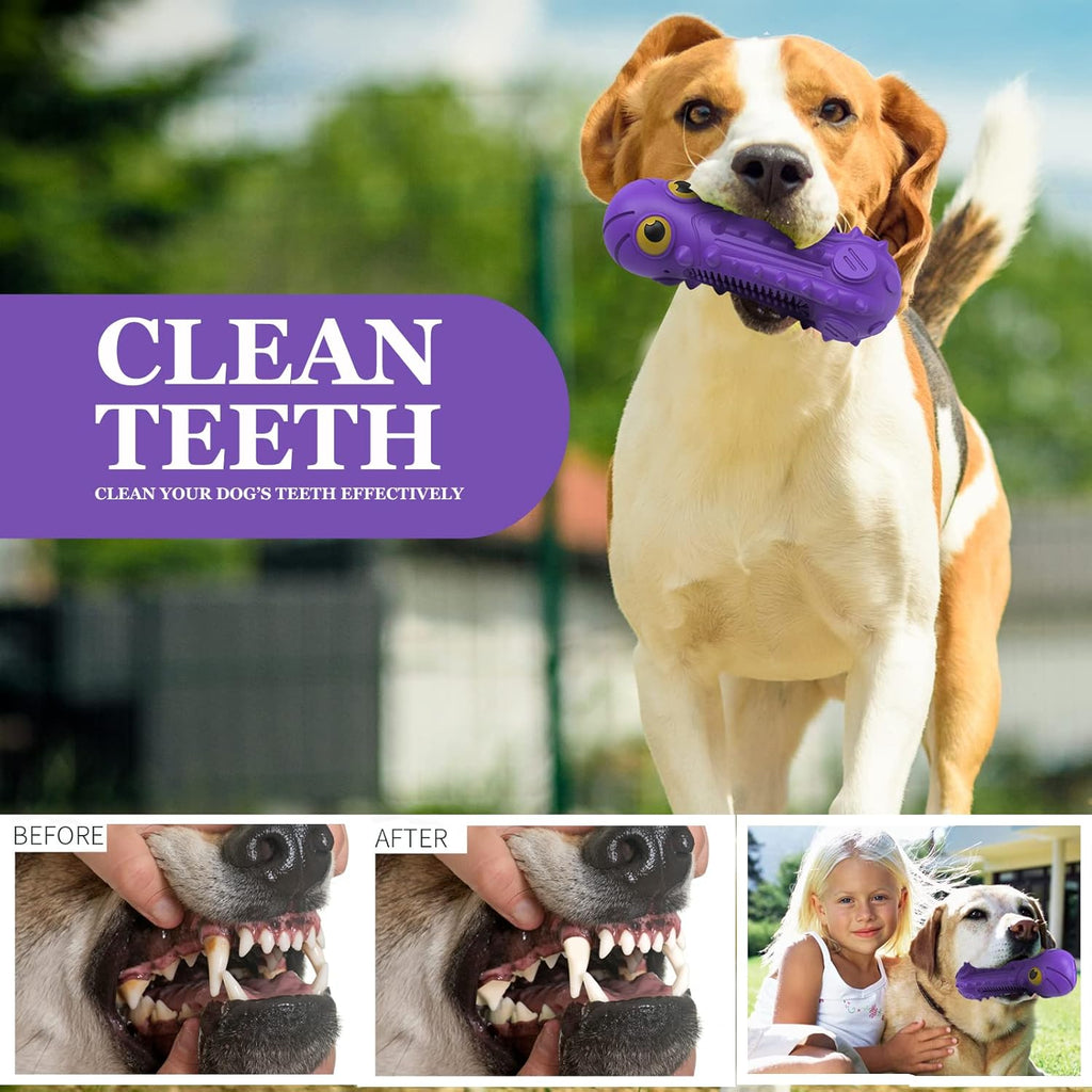 ZIKATON Juguetes chirriantes para perros masticadores agresivos, ju...