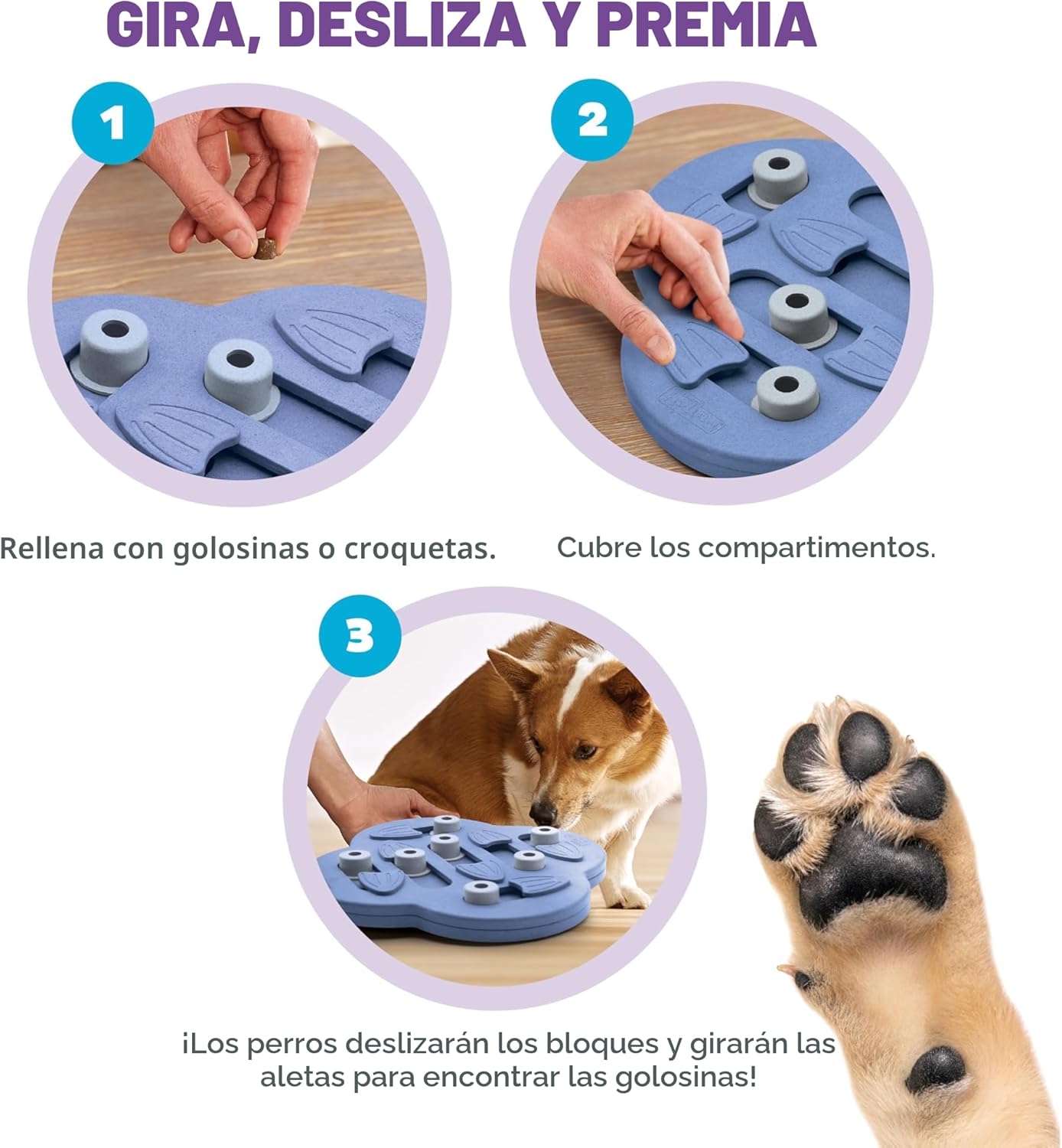 Outward Hound by Nina Ottosson Dog Hide N' Slide Comedero con r...