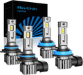 rimthin H11 9005 Combo de bombillas, 6000K Blanco H9\/H8\/HB3 Bombi...
