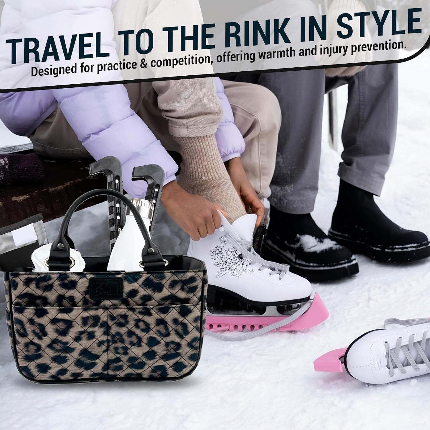 Bolsa de patines sobre hielo Kami-So | Organizador de bolsa de pati...