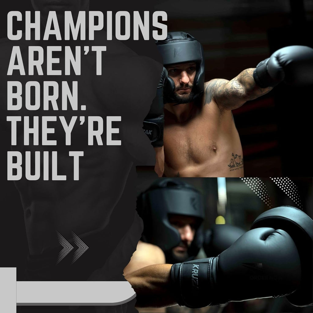KRUZAK - Guantes de boxeo para hombres y mujeres, ideales para kick...