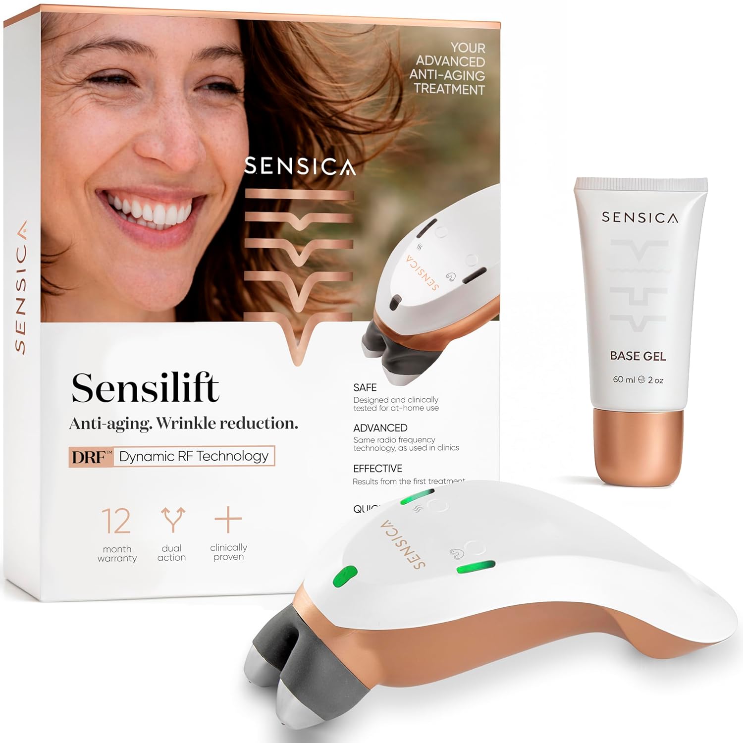 Sensica Sensilift - Dispositivo de estiramiento de la piel RF antie...