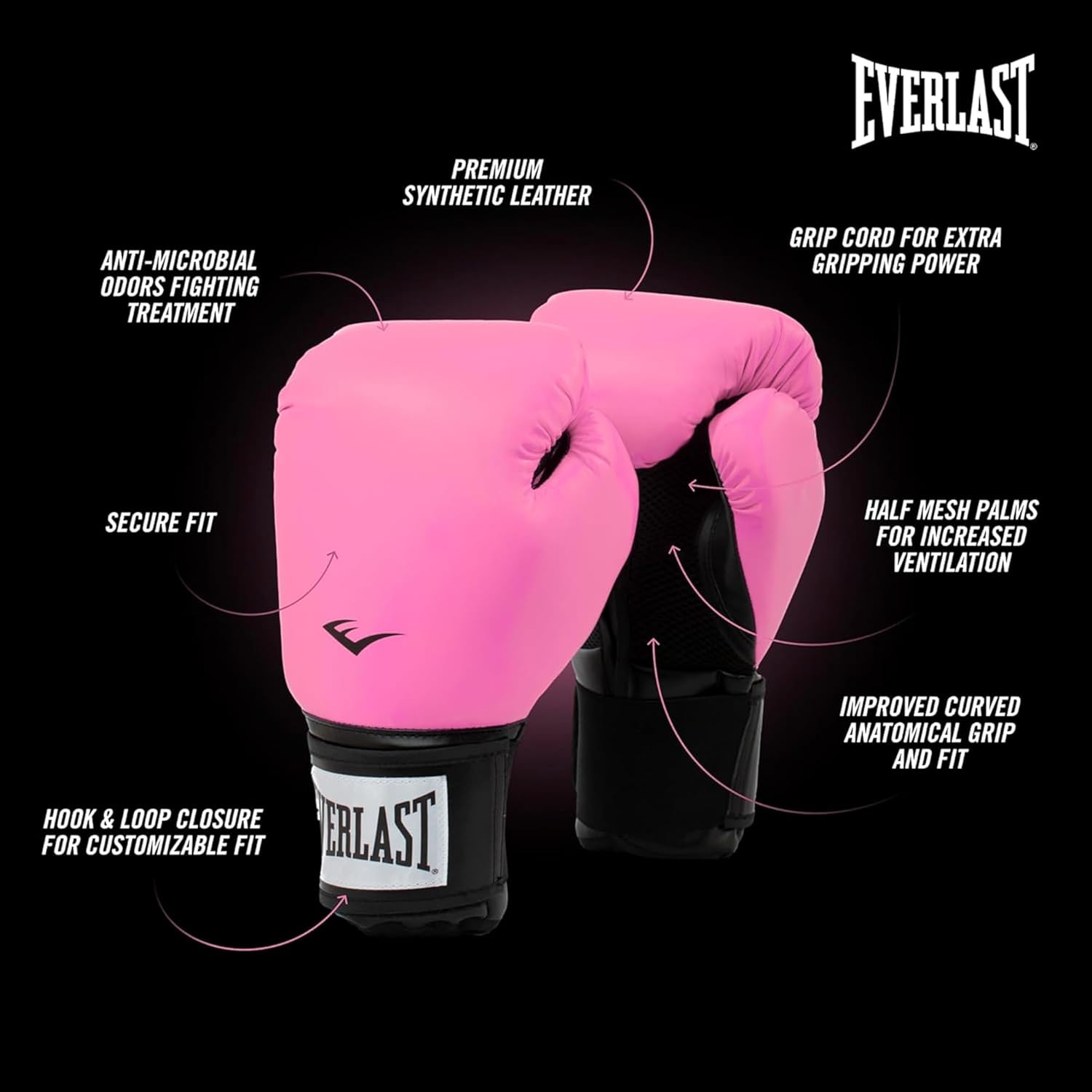 Everlast Prostyle 2 Guantes de boxeo juveniles, guantes de entrenam...