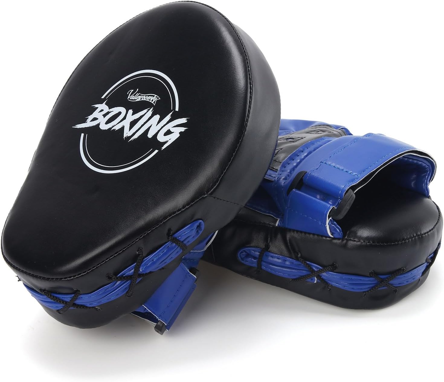 Valleycomfy - Manoplas de boxeo curvadas de piel sintética para ent...