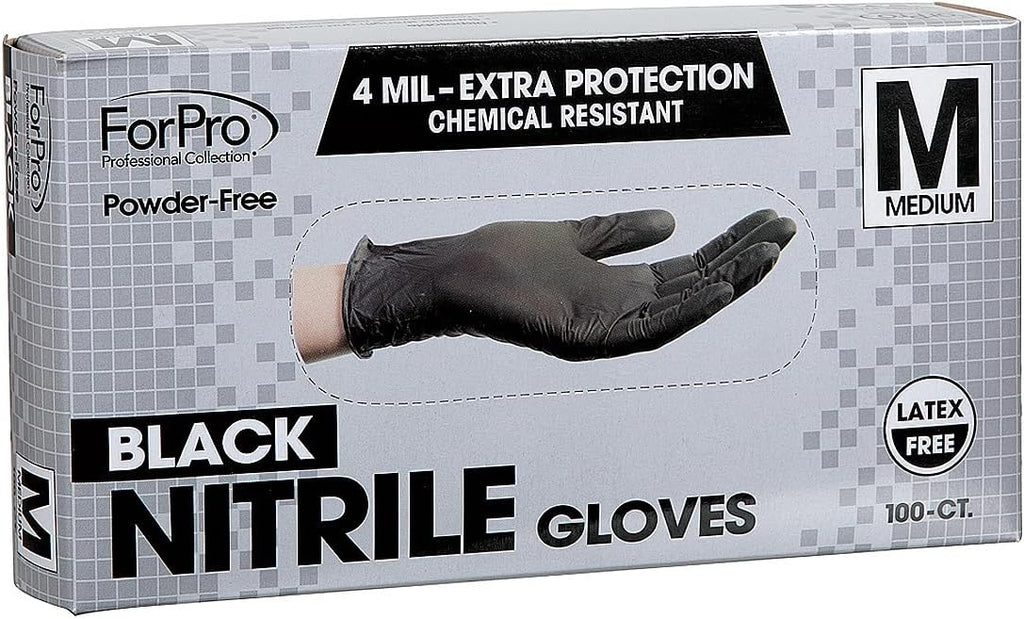 ForPro - Guantes desechables de nitrilo, resistentes a productos qu...