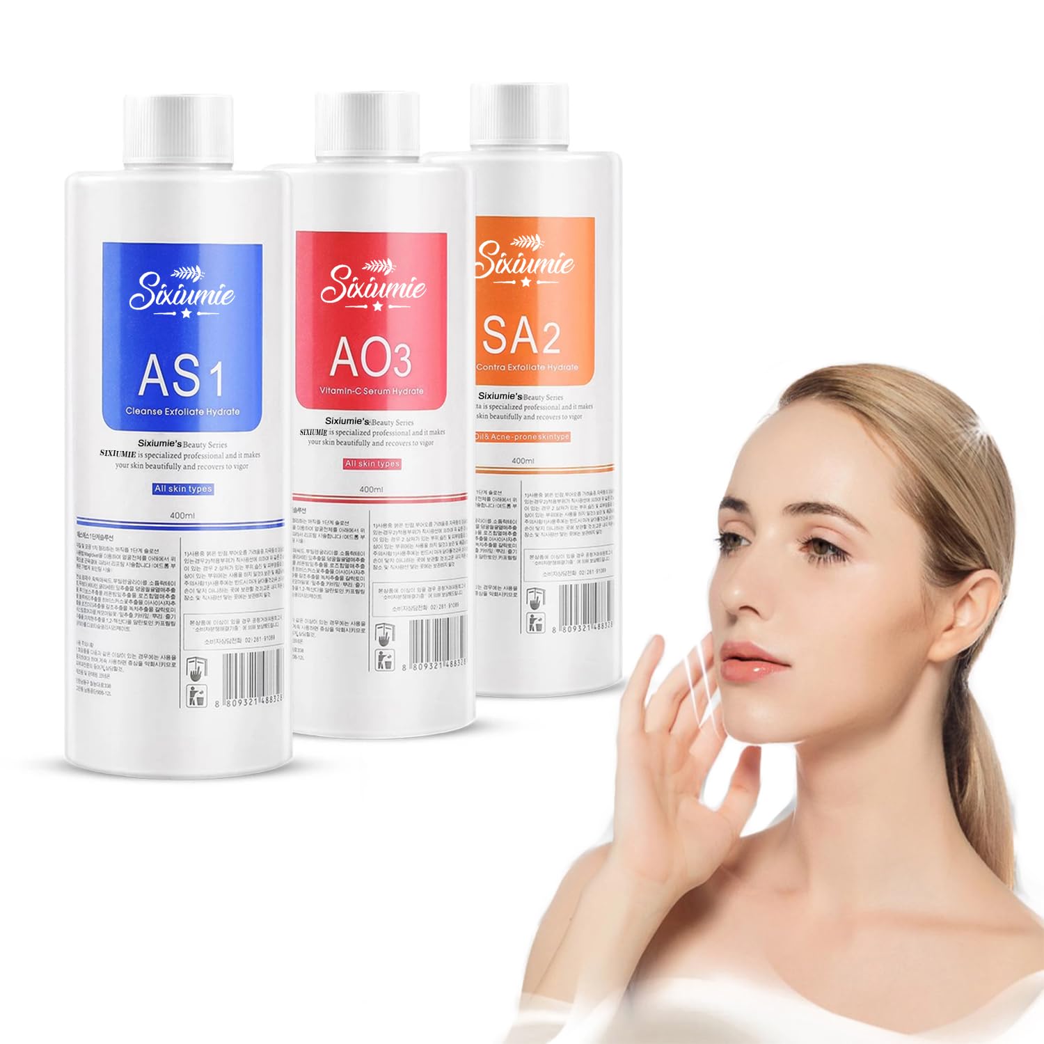 Marfort AS1 SA2 AO3 Aqua Peeling Solution Salon Professional Dermob...