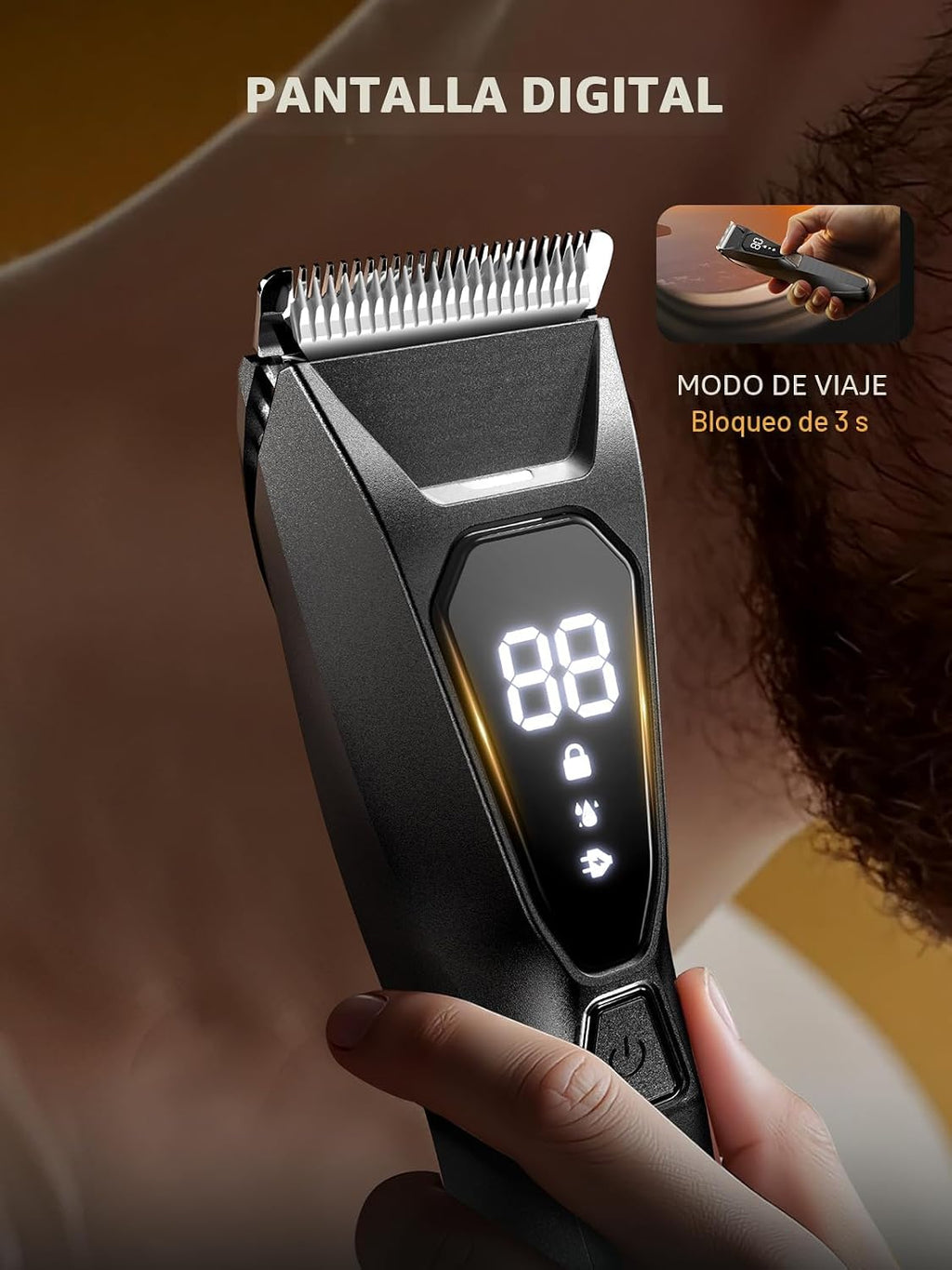 Xcdgiogw Recortadora de vello corporal para hombres: Recortadora de...