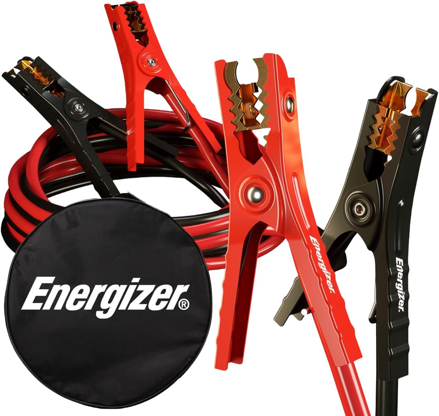 Energizer Cables de puente para batería de automóvil, cables de ref...