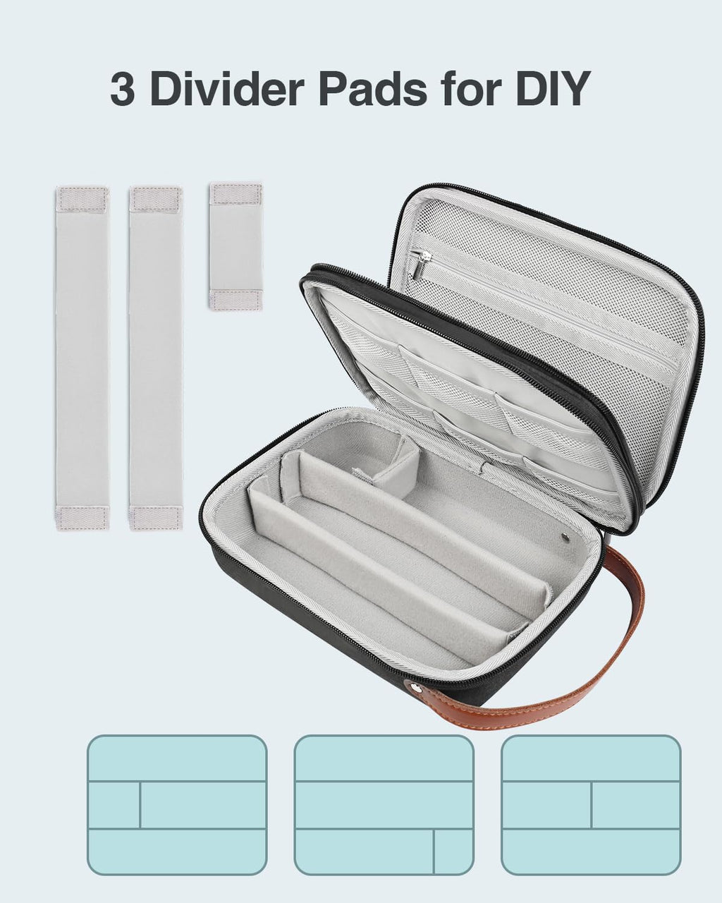 Luxtude Estuche para cortapelos, maletines portátiles de viaje para...