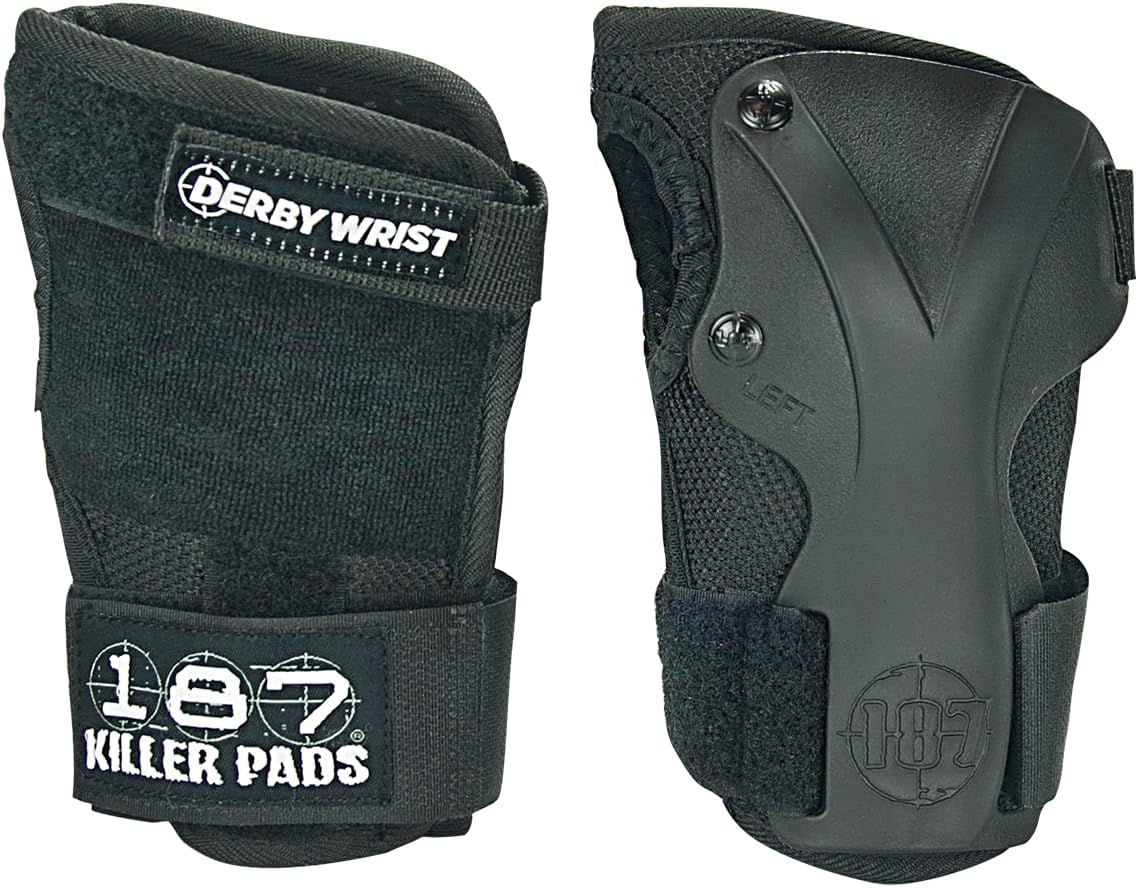187 Killer Pads Protectores de muñeca Derby \u2013 Protección desli...