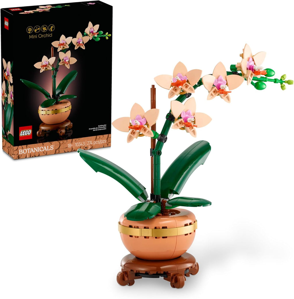 LEGO Botanicals - Set de Construcción Mini Orquídea - Artificial, O...