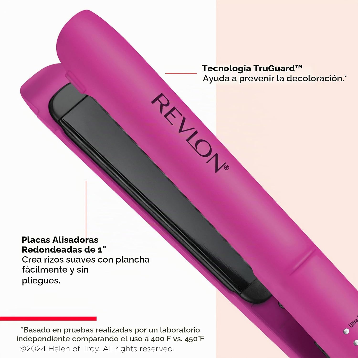 REVLON - Plancha plana de turmalina de cerámica de 1 pulgada | El a...