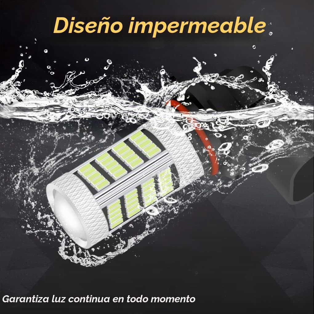 GLOFE Bombillas LED de alta potencia 92smd 8000K Azul hielo 9005 90...