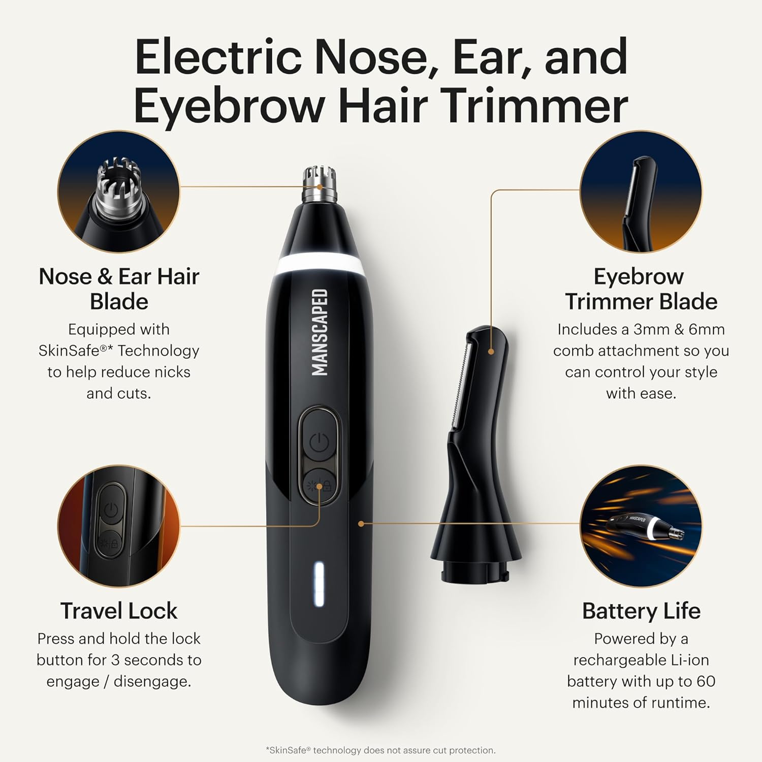 MANSCAPED® Weed Whacker® 3.0 PRO - Recortadora eléctrica de pelo de...