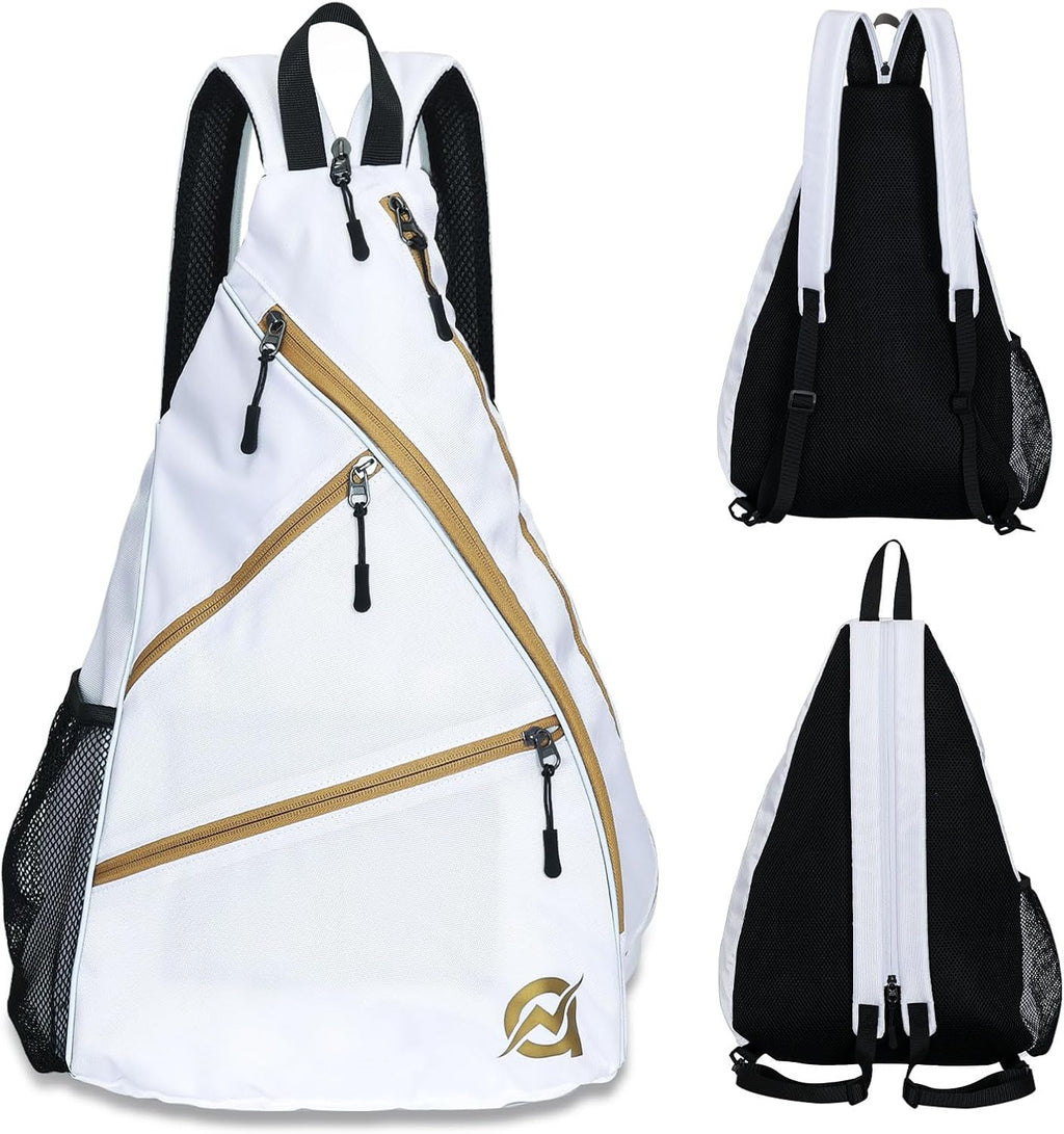 A11N SPORTS Bolsa de Pickleball, Bandolera Reversible con Correa Cr...