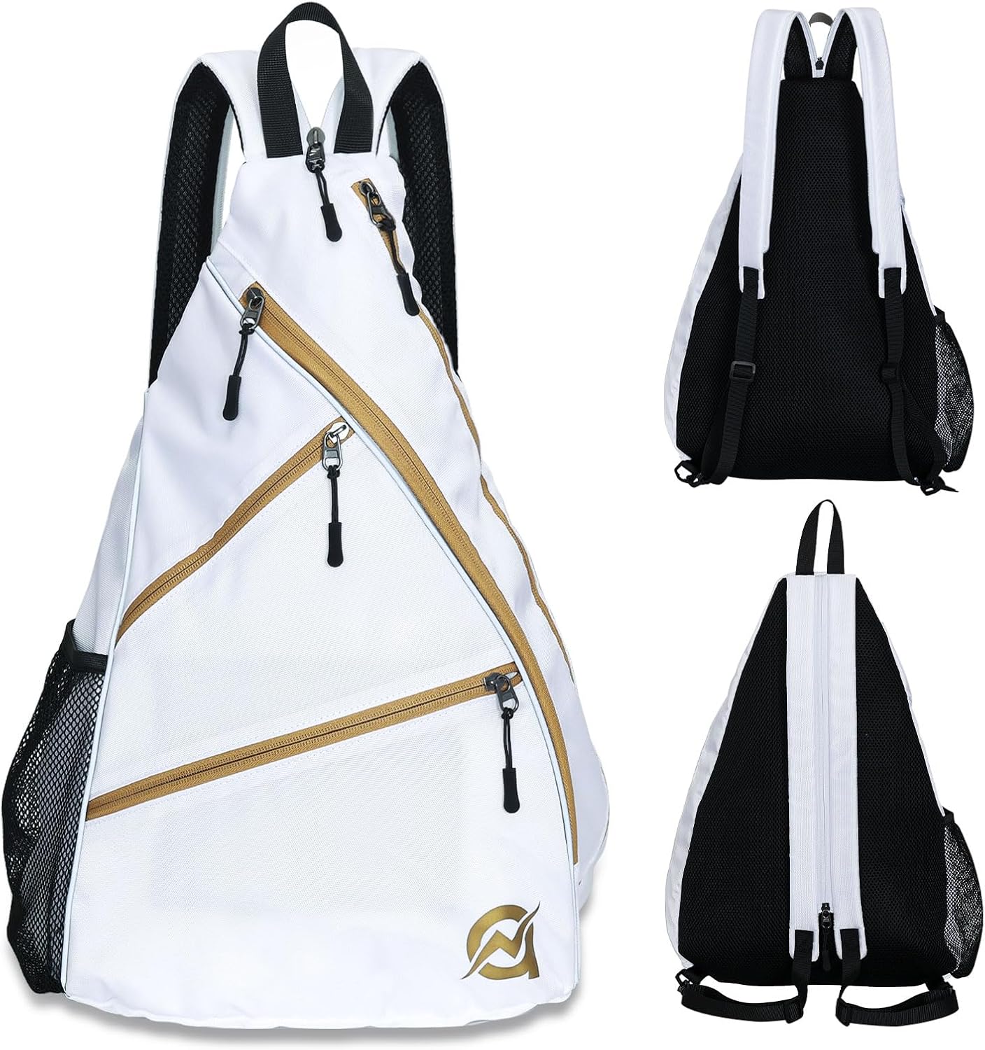 A11N SPORTS Bolsa de Pickleball, Bandolera Reversible con Correa Cr...