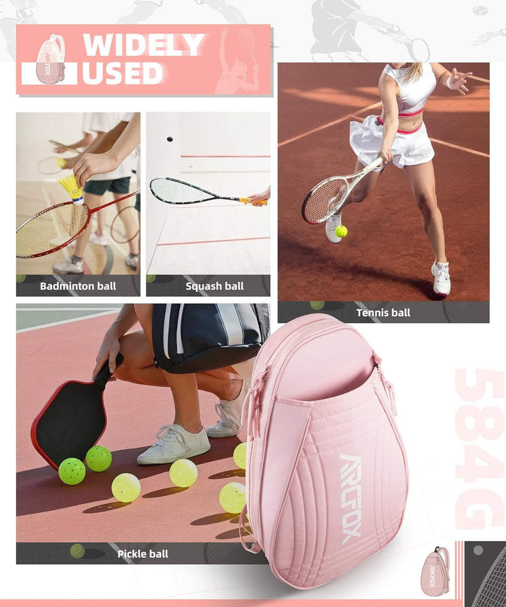 ARCFOX Mochila para raqueta de tenis 2 en 1 de gran capacidad para...