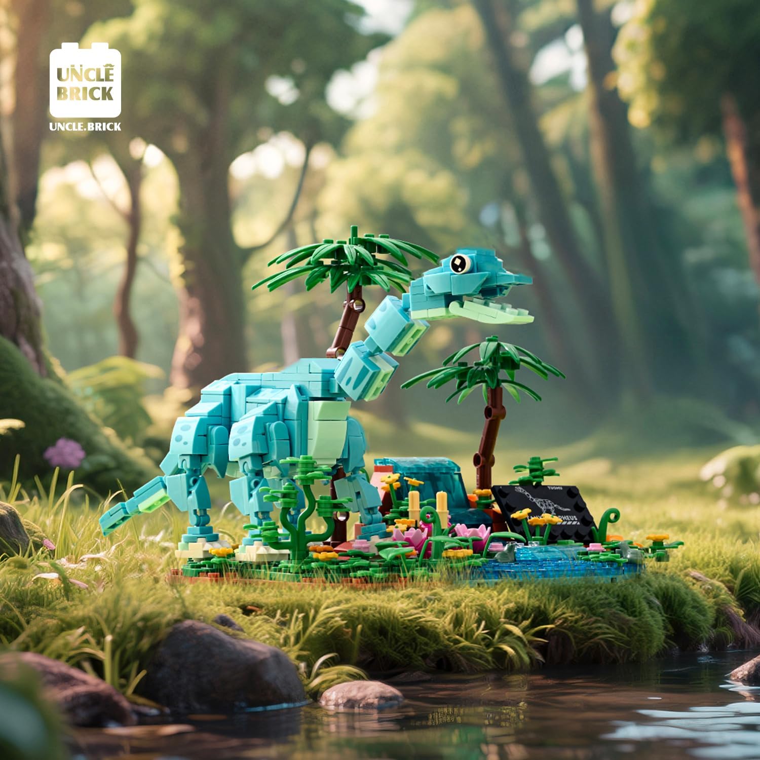 Conjunto de Bloques de Construcción Mundo Dinosaurio de Tío Ladrill...