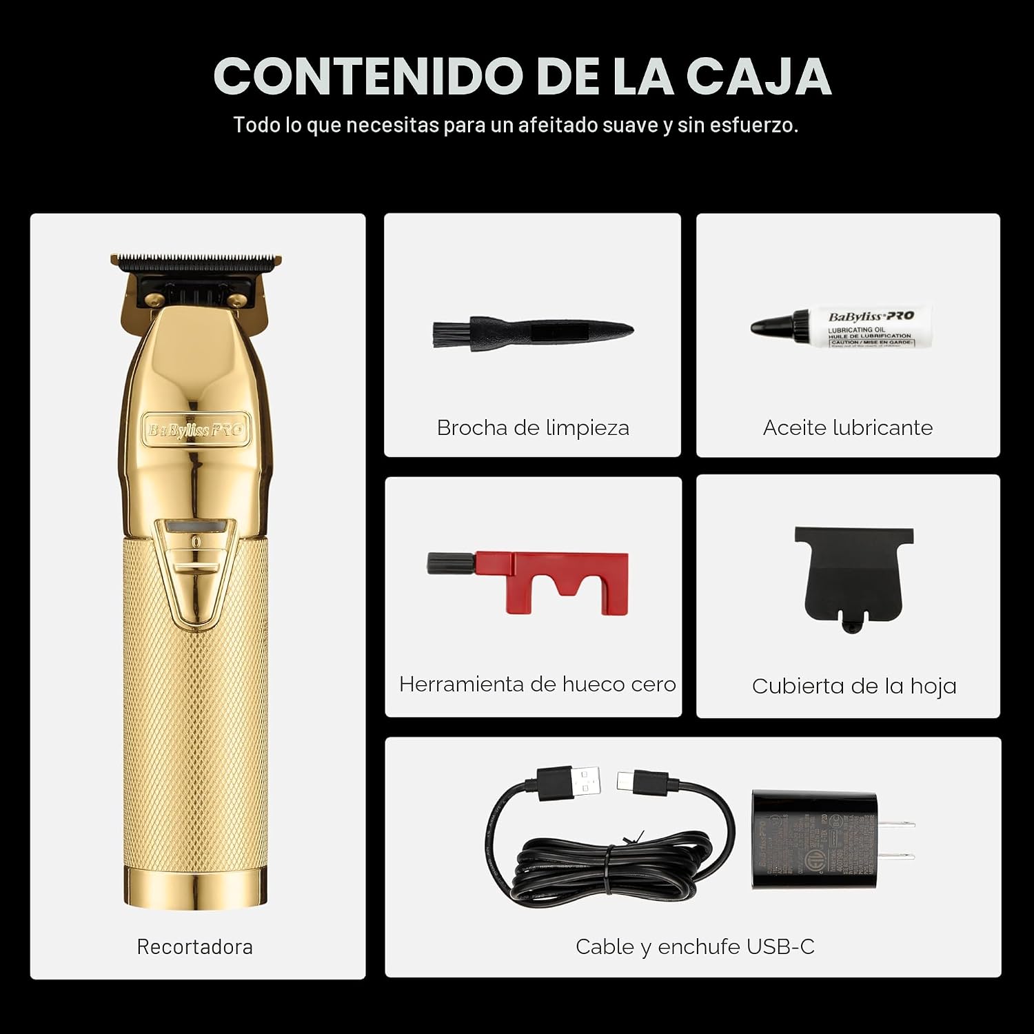 BaBylissPRO FX+ Professional Barber Cord\/Cortapelos inalámbricos \...