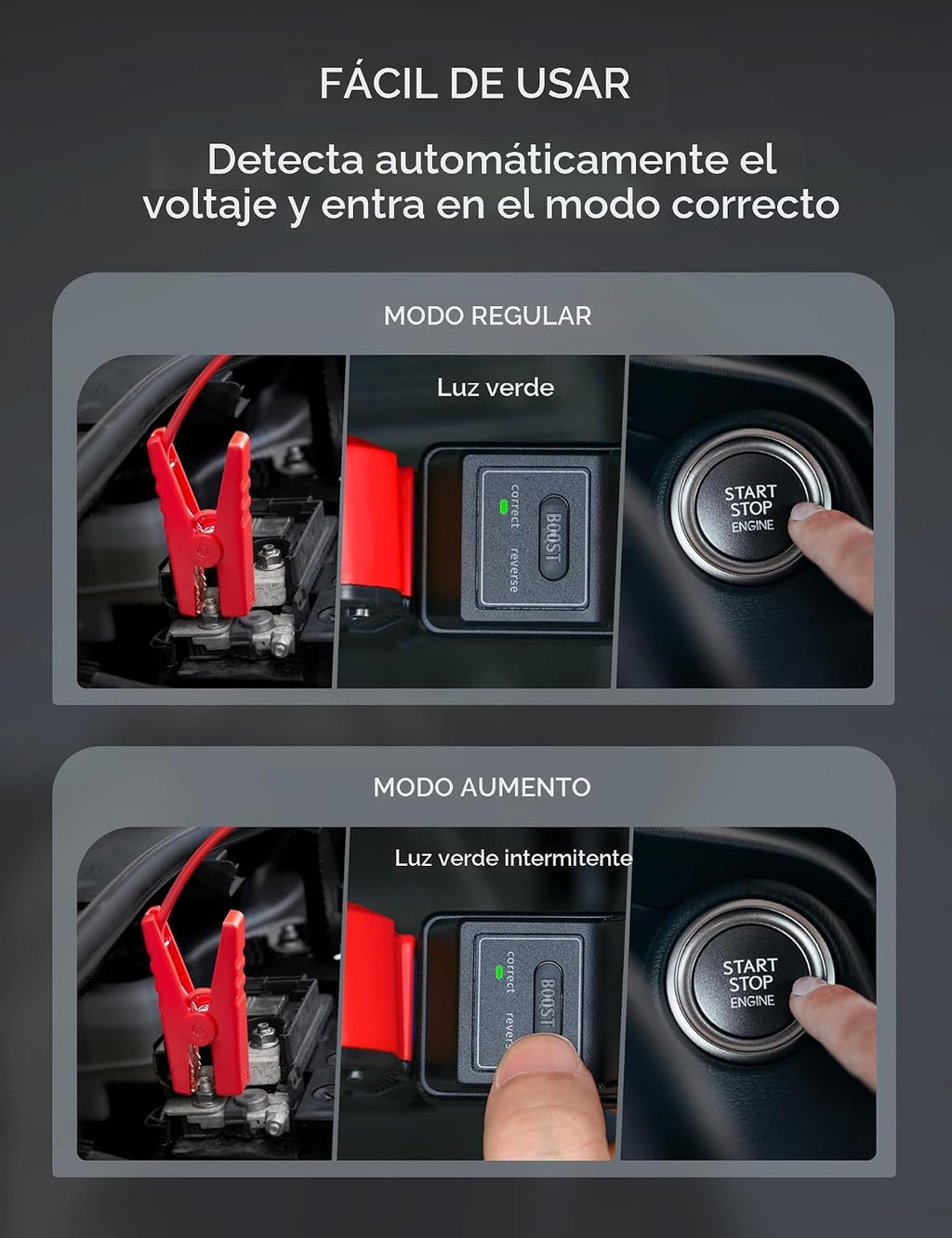 AstroAI S8 Arrancador de Batería de Coche, Paquete de Arrancador de...
