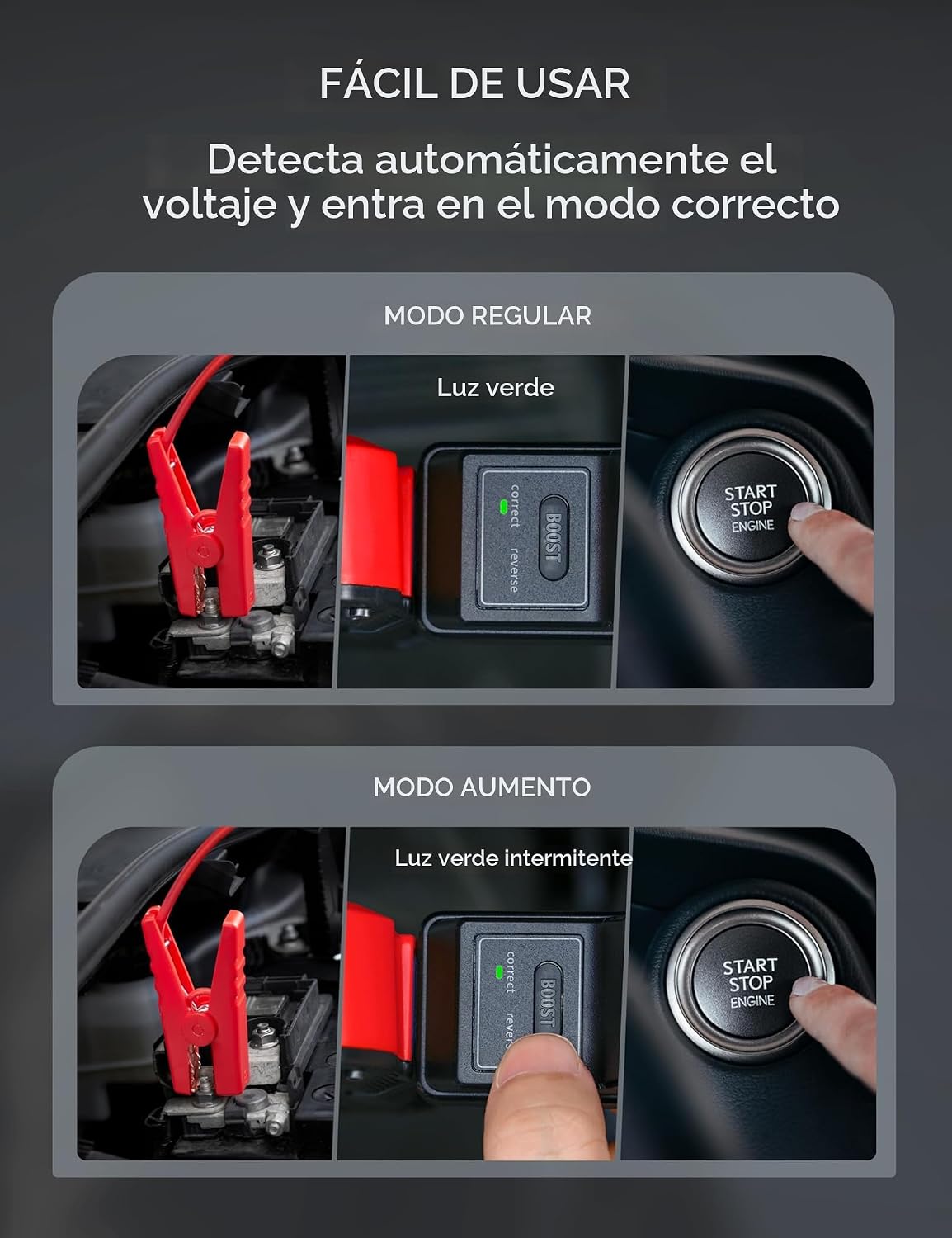 AstroAI S8 Arrancador de Batería de Coche, Paquete de Arrancador de...
