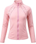 JoyCan Chaqueta de entrenamiento de patinaje sobre hielo para niña,...