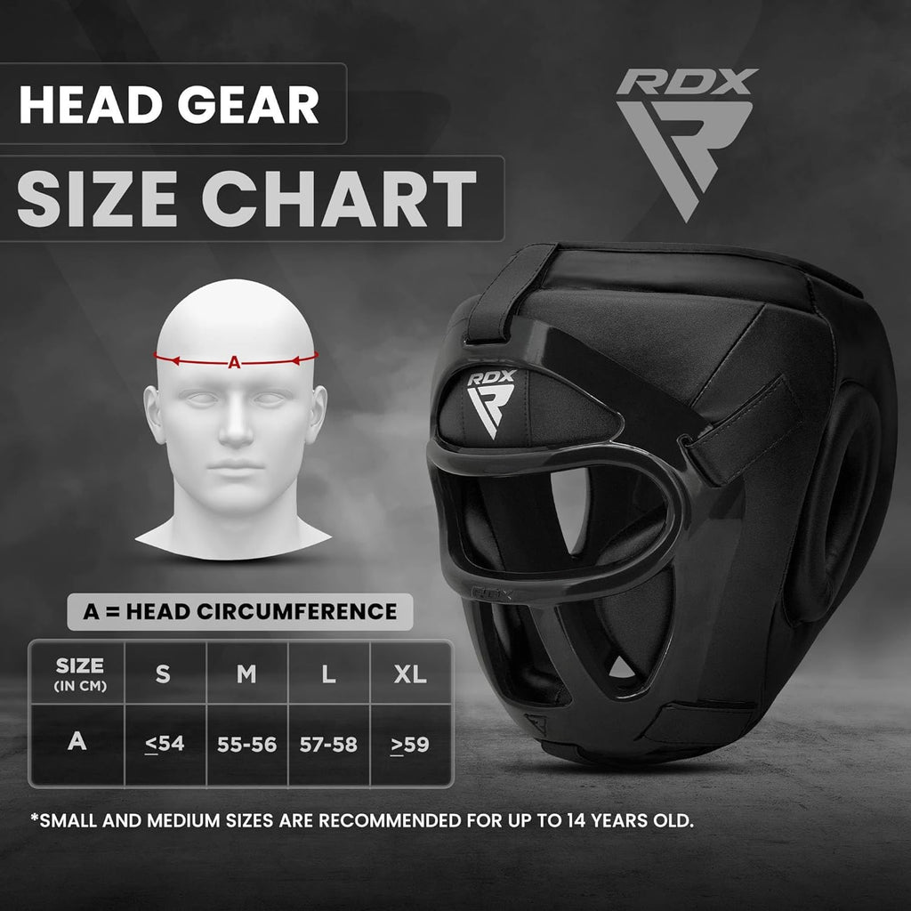 RDX Equipo de Protección para Boxeo MMA Muay Thai, Protector Facial...